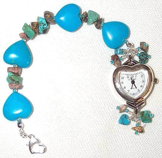 turquoise watch